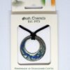 Irish Enamels: The Loop Necklace. Royal Blue on Gold. Handmade. Only One on the Planet.