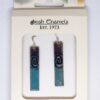 Irish Enamels: Sky Blue Celtic Swirls Earrings. Handmade. One of a Kind!