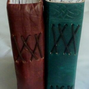 Green Trinity Knot Leather Bound Parchment Journal - Image 3