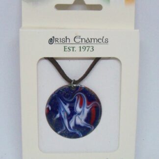 Irish Enamels: Gorgeous Old Glory (Red, White and Blue) Necklace. Wow!
