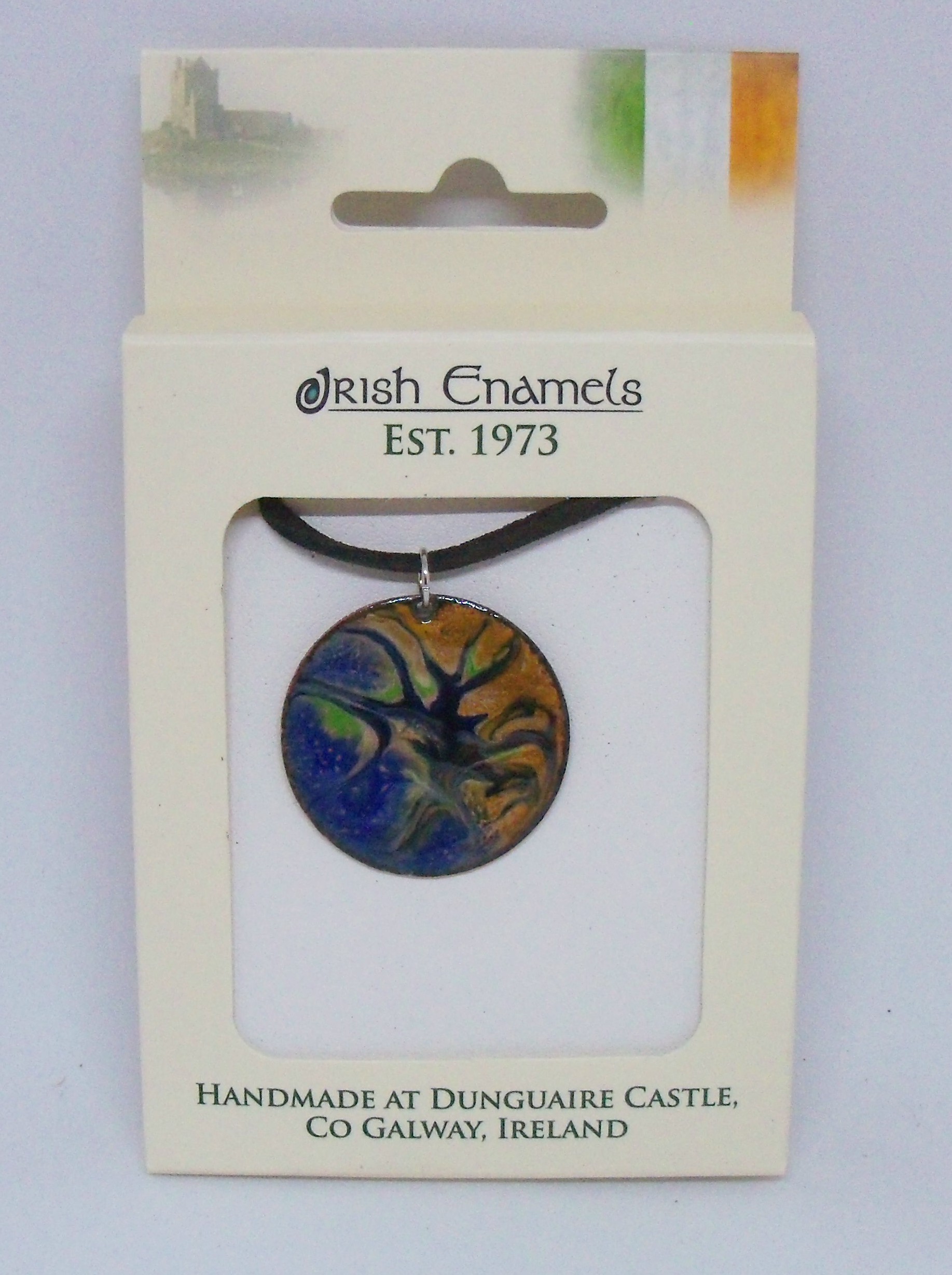 Irish Enamels: Gorgeous Irish Sunset Necklace. Glorious Colours!