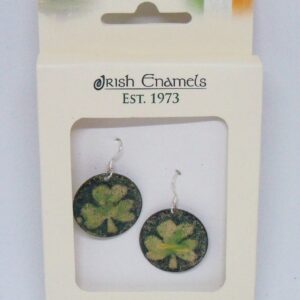 Irish Enamels: Shamrocks are Supposed to be Green Earrings! Non-allergenic!