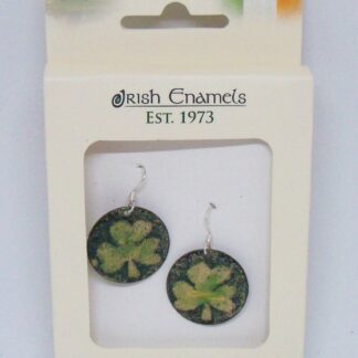 Irish Enamels: Shamrocks are Supposed to be Green Earrings! Non-allergenic!