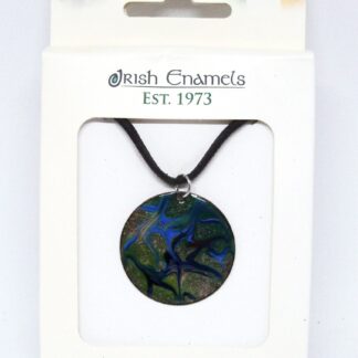 Irish Enamels: Birds Flying in Irish Night Necklace. Lovely!