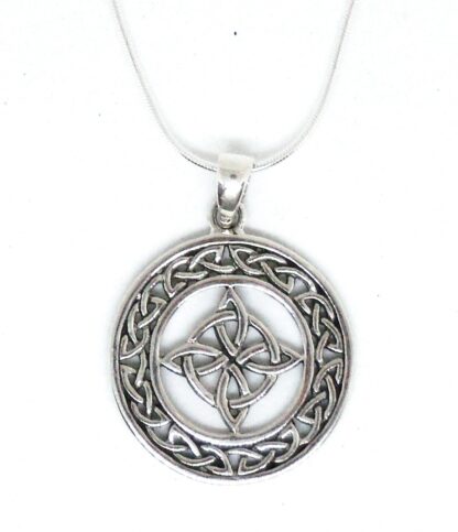 Absolutely Gorgeous! Sterling Silver Celtic Weave/Celtic Knot Necklace