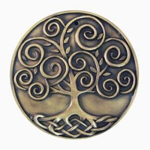 Celtic Shadows Bronze Tree of Life Wall Plaque