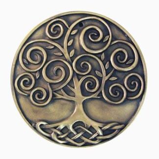 Celtic Shadows Bronze Tree of Life Wall Plaque