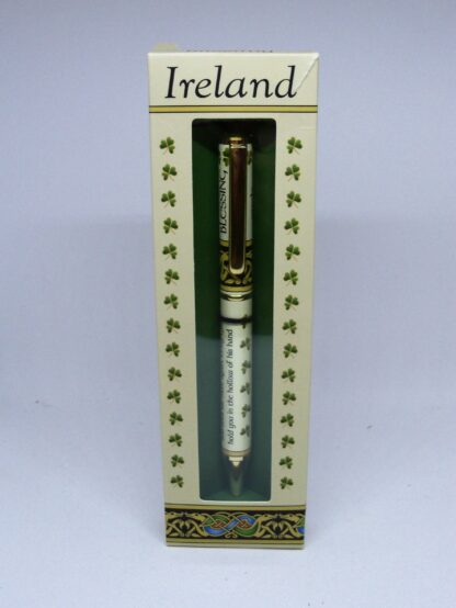 Quality Writing Instrument - Irish Blessing Ball Point Pen in Gift Box