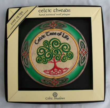 Celtic Threads hand-painted Tree of Life Wall Art - Authentic Irish