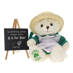 Alternative view of Miss O'Doherty -  The Irish School Teacher Registered Irish Bear