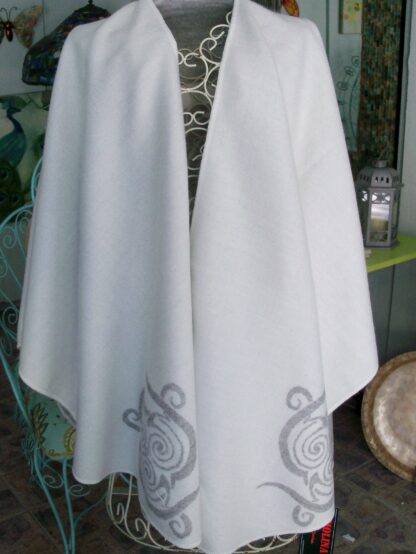 NEW COLOURS! Silver and Off-White. Jimmy Hourihan Hip-Length Cape!