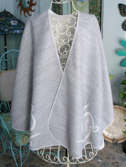 NEW COLOURS! Silver and Off-White. Jimmy Hourihan Hip-Length Cape! - Image 3
