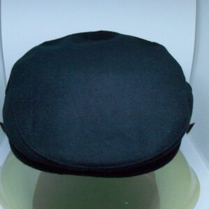 Authentic Irish Black Tweed Cap - Elegant!