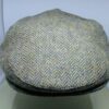 Authentic Irish Olive Herringbone Tweed Cap - Wow!