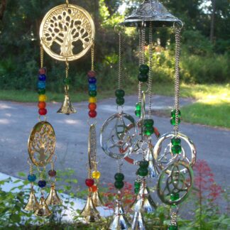 trinity knot tree of life wind chimes