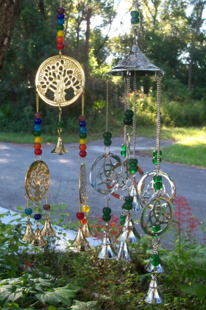 trinity knot tree of life wind chimes