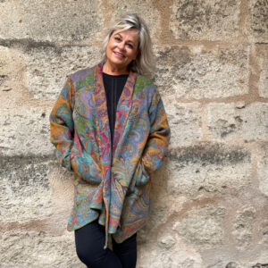 Alternative view of The Donegal Dream Coat - Free Size - Just Below the Hip Length