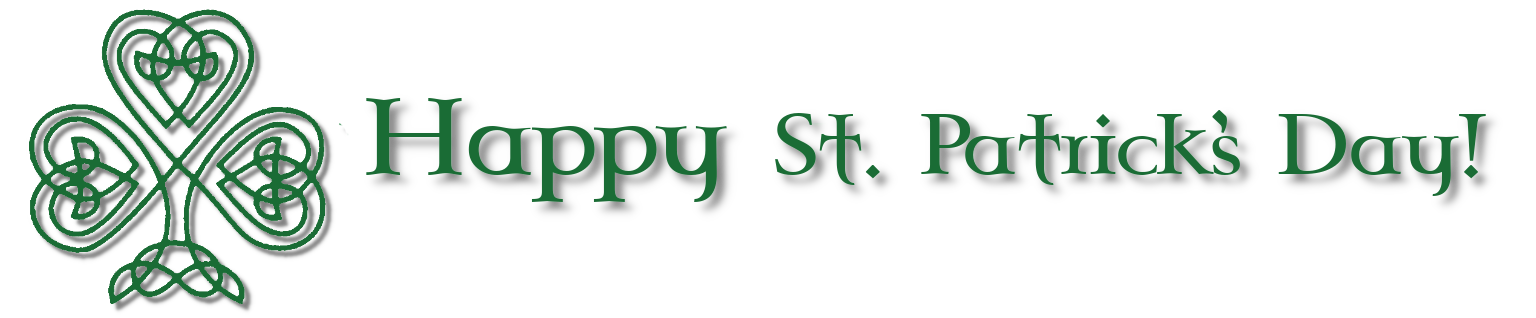 HAPPY ST PATRICK'S DAY
