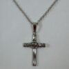 Stainless Steel Claddagh Cross Necklace