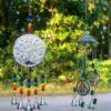 Pewter Tree of Life and Stainless Steel Trinity Knot Wind Chimes Combo