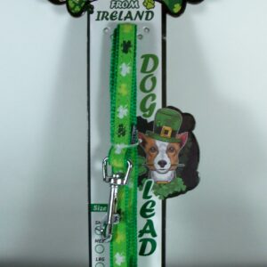 Authentic Irish Shamrock Dog Leash - Small
