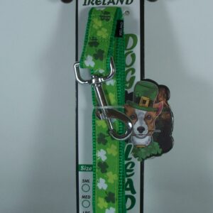 Authentic Irish Shamrock Dog Leash - Large