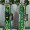Authentic Irish Shamrock Dog Collar and Leash Combo - Large