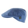 Mucros Weavers Sky Blue Linen Flat Cap
