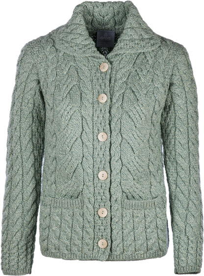 You'll Love This One! Ladies Button Cable Cardigan