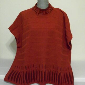 To Die For: Atlantic Tomato Tabard from McConnell Woollen Mills - 100% Lambswool