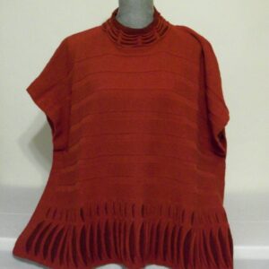 To Die For: Atlantic Tomato Tabard from McConnell Woollen Mills - 100% Lambswool