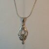 Galway Artisan Celtic Intertwined Knot Sterling Silver Necklace