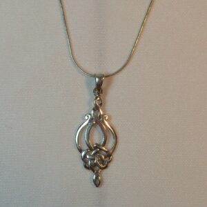 Galway Artisan Celtic Intertwined Knot Sterling Silver Necklace