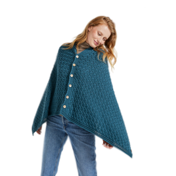 WEAR IT THREE WAYS! It’s the One-Size-Fits-Most Aran Knit Product Without Limits! $130.00