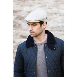 Natural Irish Linen Cap