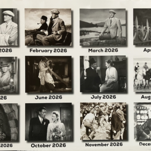 Alternative view of 2026 Black and White Quiet Man Calendar